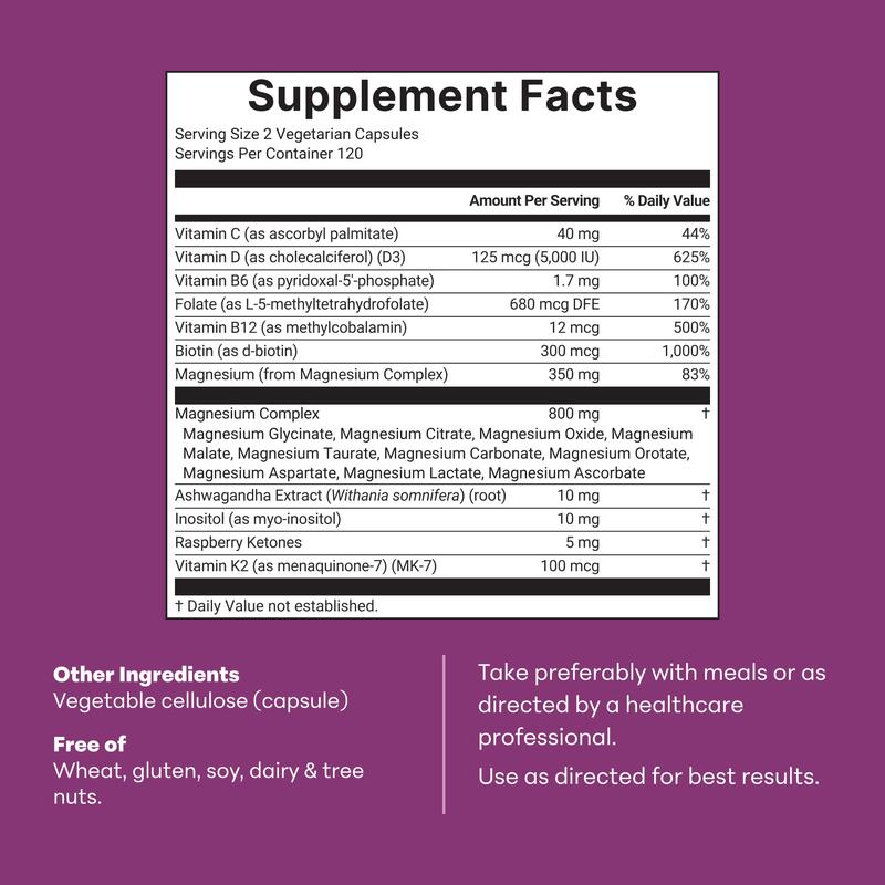 Magnesium Complex for Women | 20-in-1 Formula