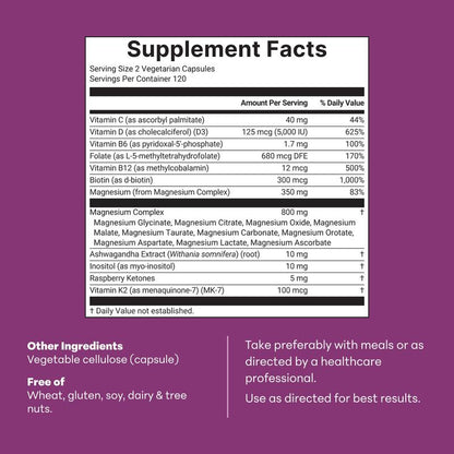 Magnesium Complex for Women | 20-in-1 Formula